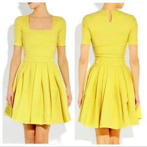 NWT PREEN BY THORNTON BREGAZZI dress small yellow